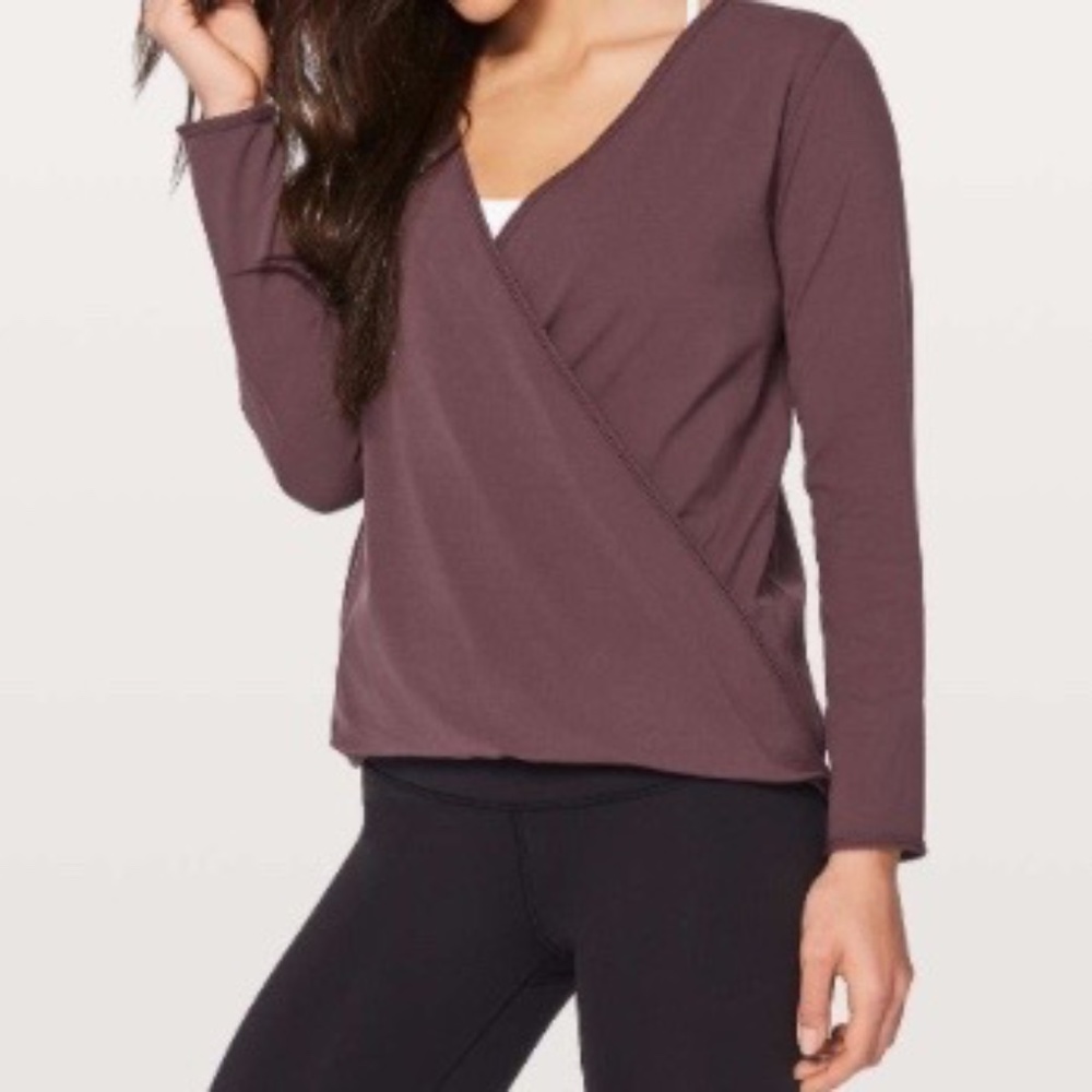 Lululemon Long Sleeve Wrap Top